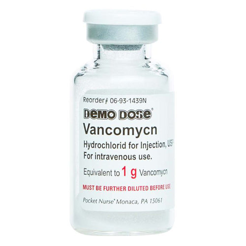 Demo Dose® Vancomycn 20 mL 1 g/20 mL